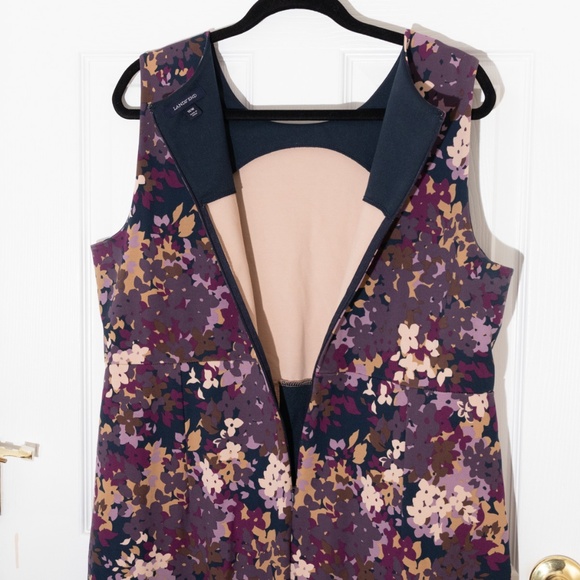 Land's End Heavy Jersey Purple Dress 16 - Picture 6 of 8